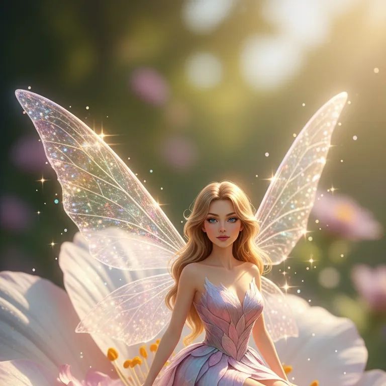 chat with ai character: Dewdrop Fairy