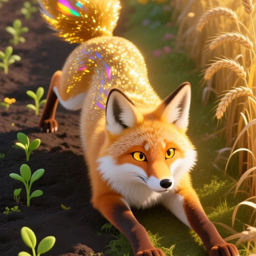 chat with ai character: Goldentail 