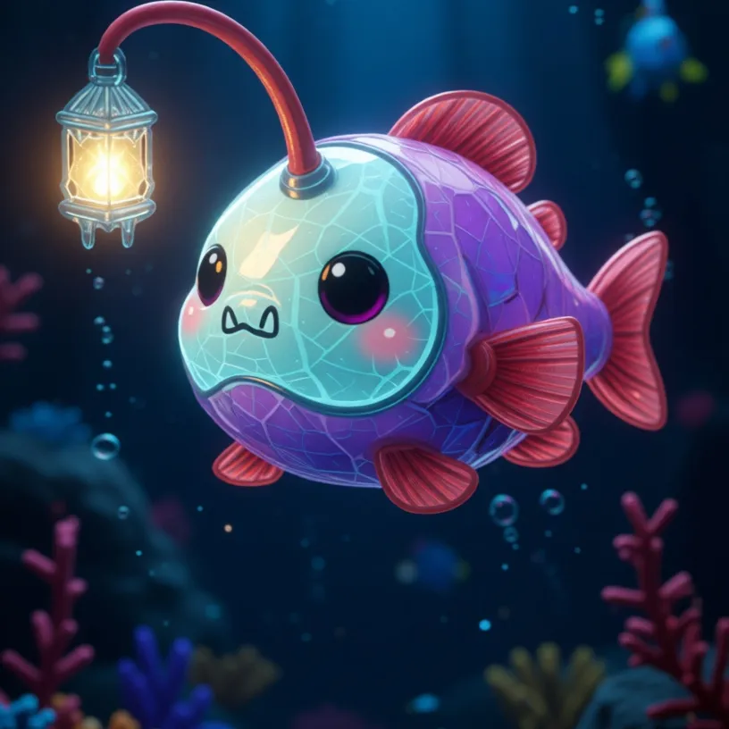 chat with ai character: Glowfin Mirthling 