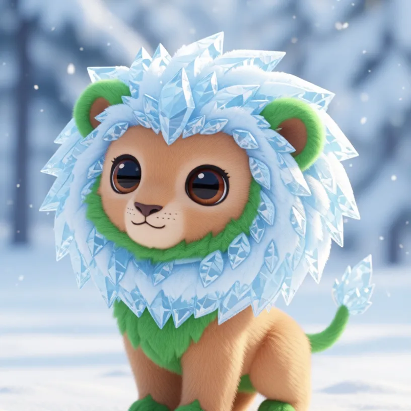 chat with ai character: Frostfluff Lionet 