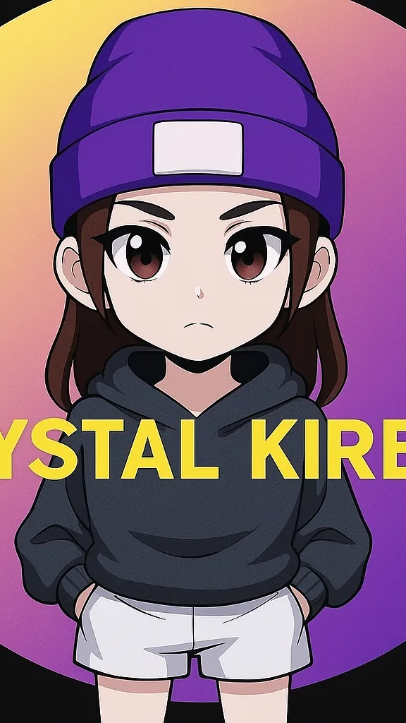 ai character: Crystalkirbz background