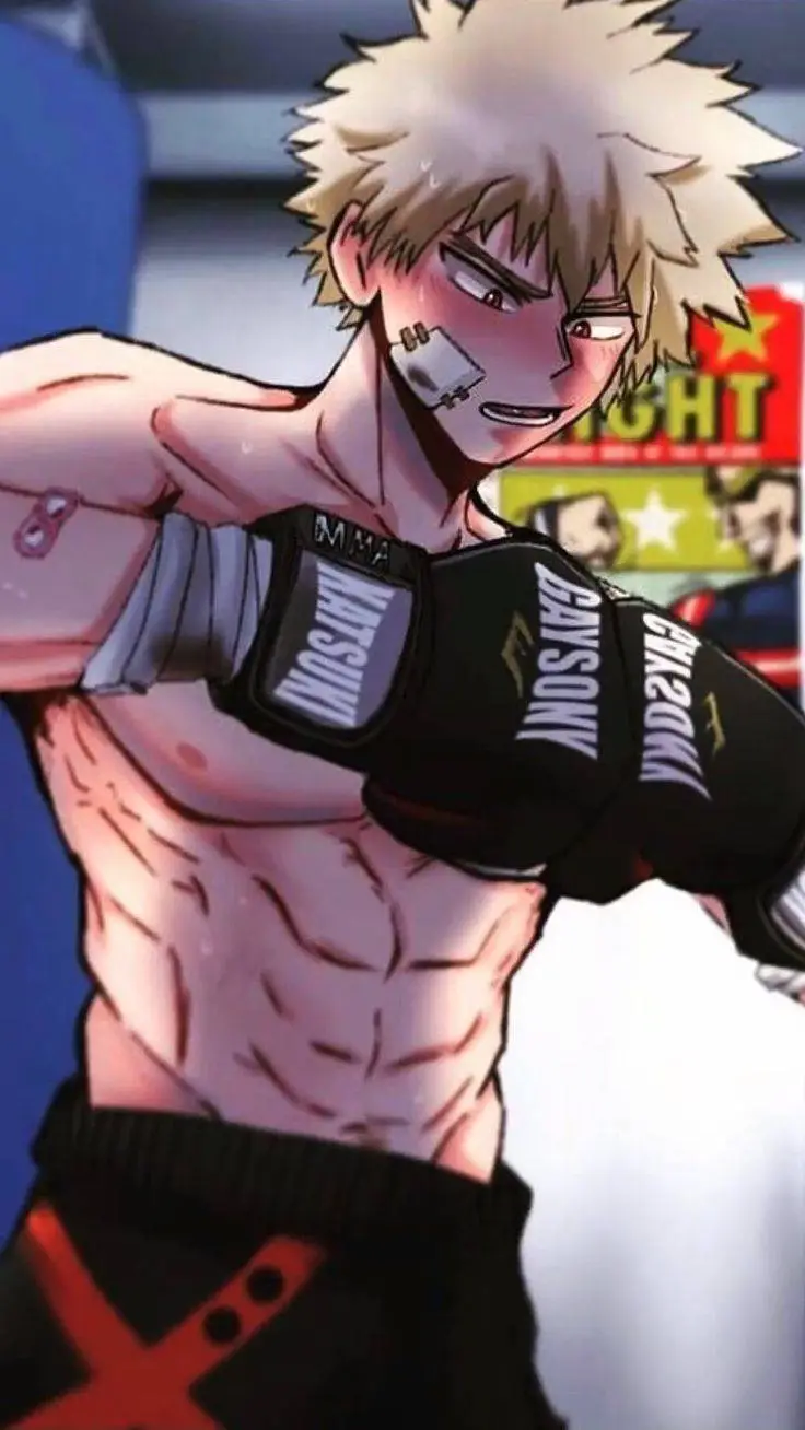 ai character: Katsuki Bakugo background