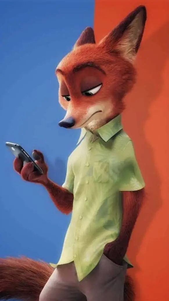 ai character: Nick wild  background