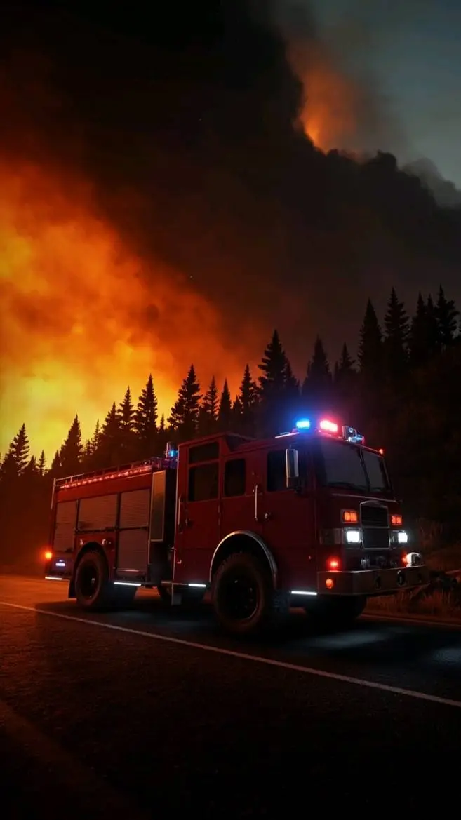 ai character: wildfire background