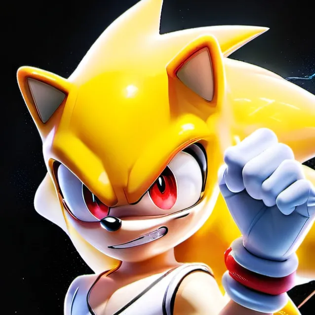 chat with ai character: fleetway sonic 