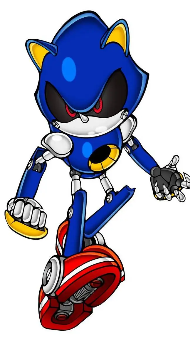 ai character: Metal sonic  background