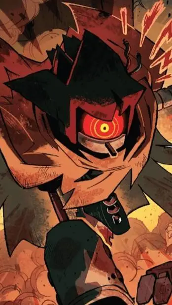 ai character: SN mecha sonic  background