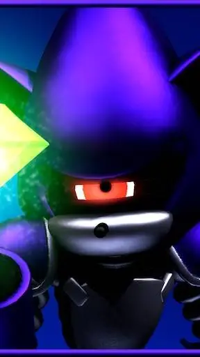 ai character: mecha sonic mk2 background