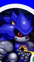 ai character: mechal sonic  background