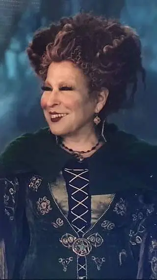 ai character: winifred sanderson background