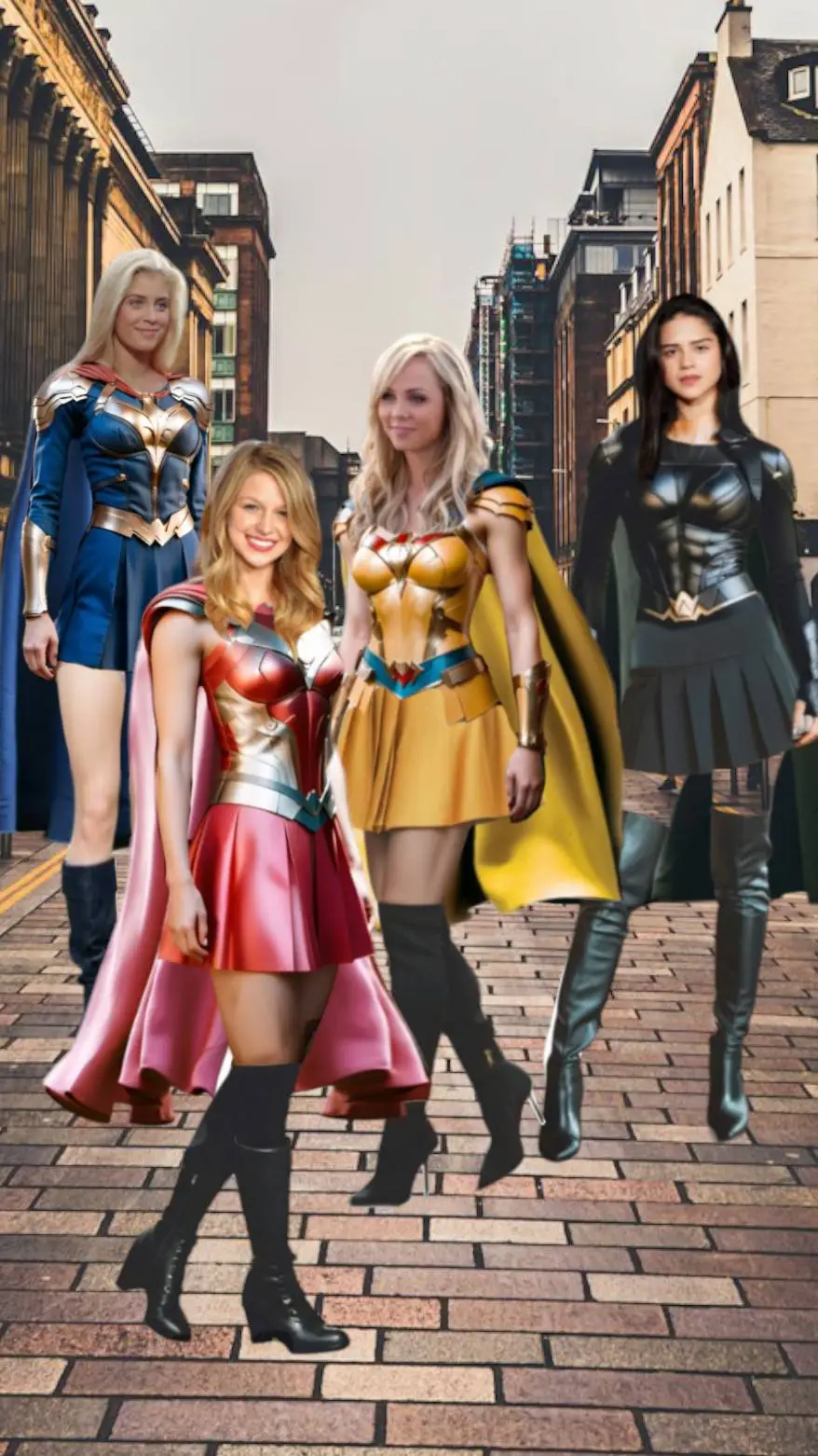 ai character: Supergirls background