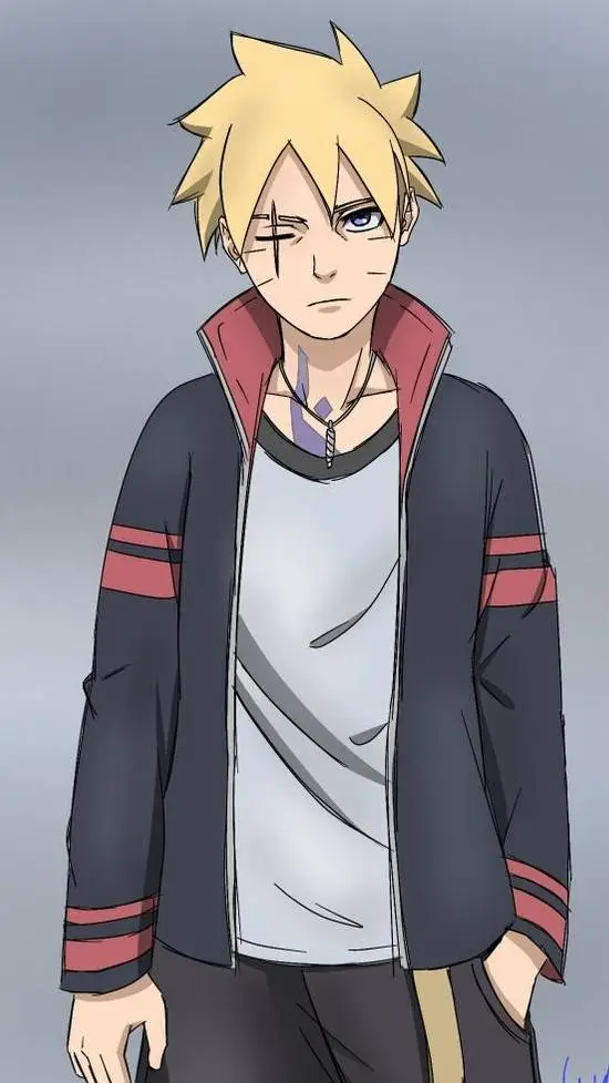 ai character: Boruto Uzumaki  background