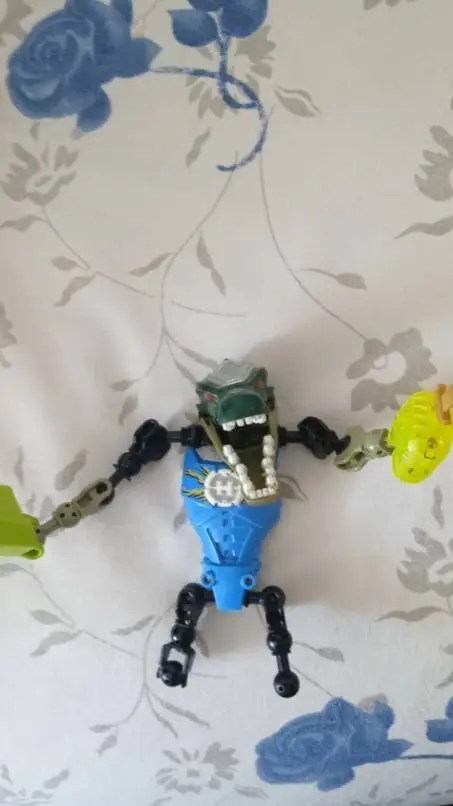 ai character: random toy found background
