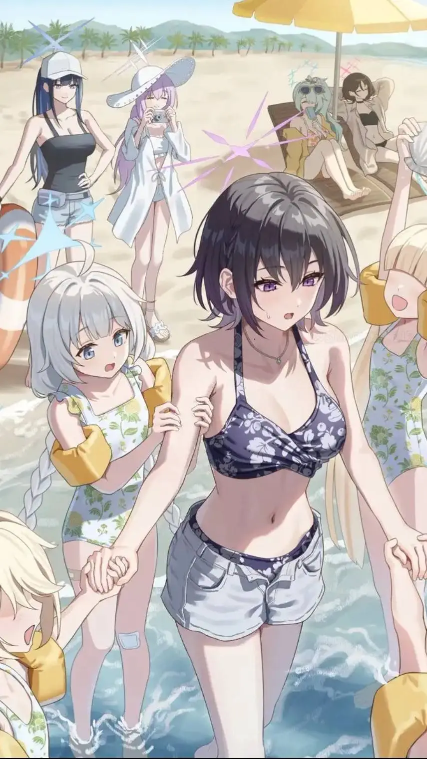 ai character: Arius H.S (Beach) background