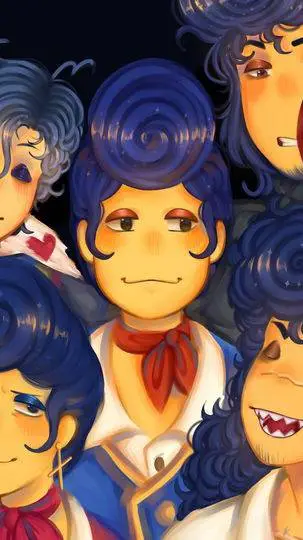 ai character: wally AUs background