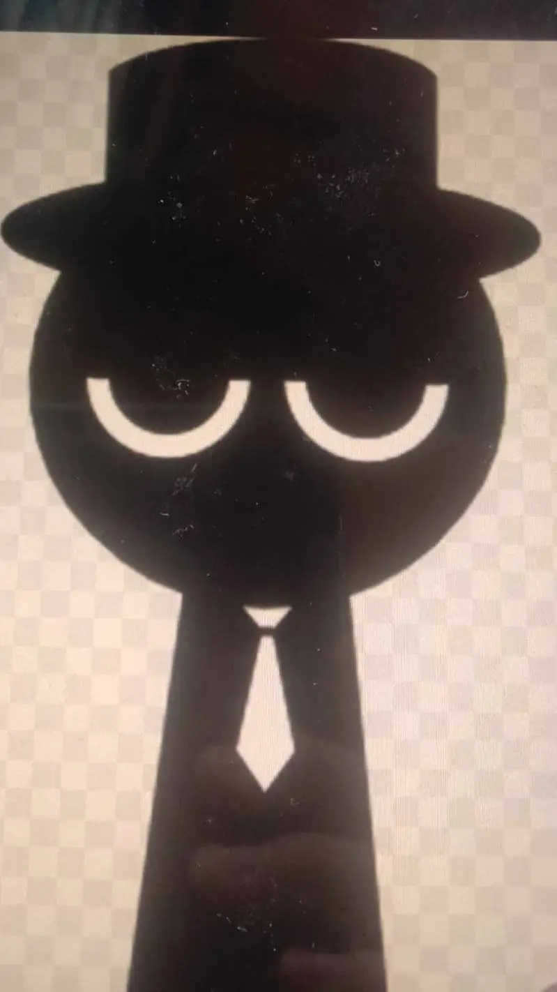 ai character: mr black from timo background