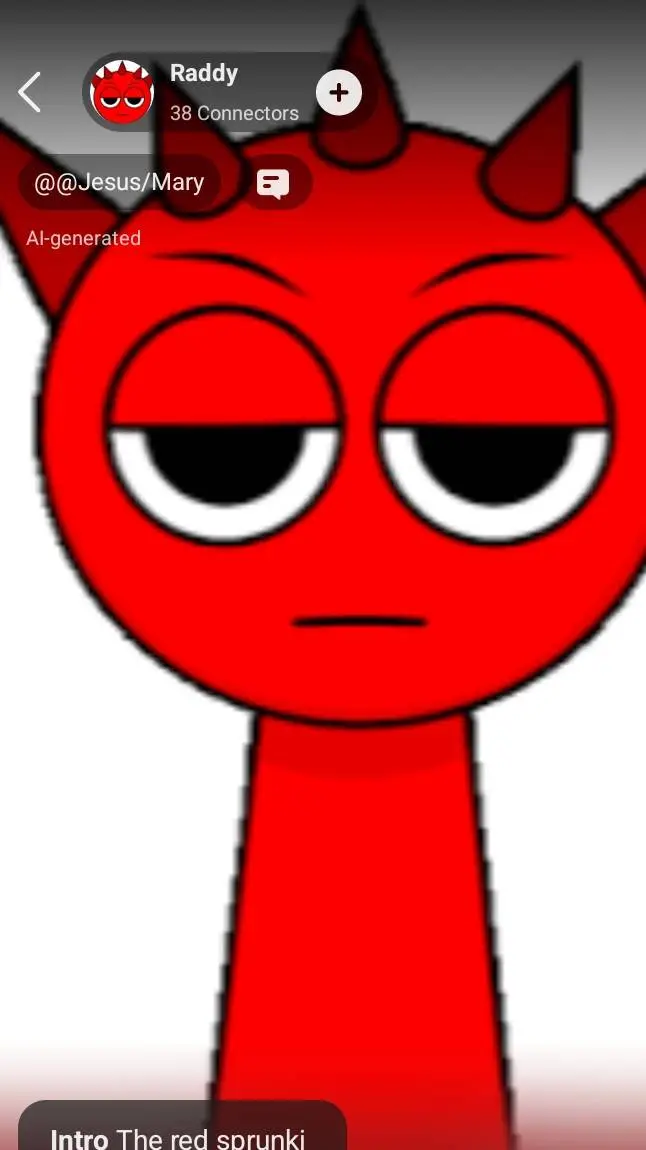 ai character: raddy background