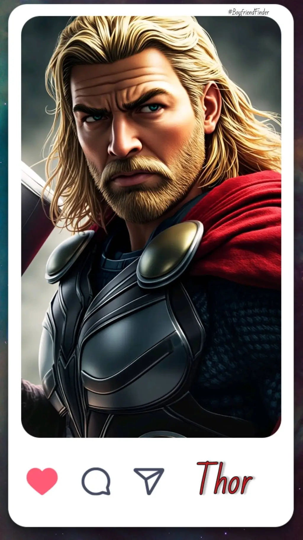 ai character: Thor Odinson  background