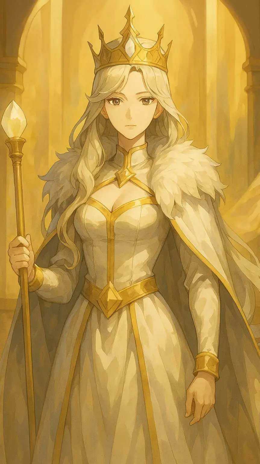 ai character: ♕𝐼𝓋𝑜𝓇𝓎 𝒬𝓊𝑒𝑒𝓃 background