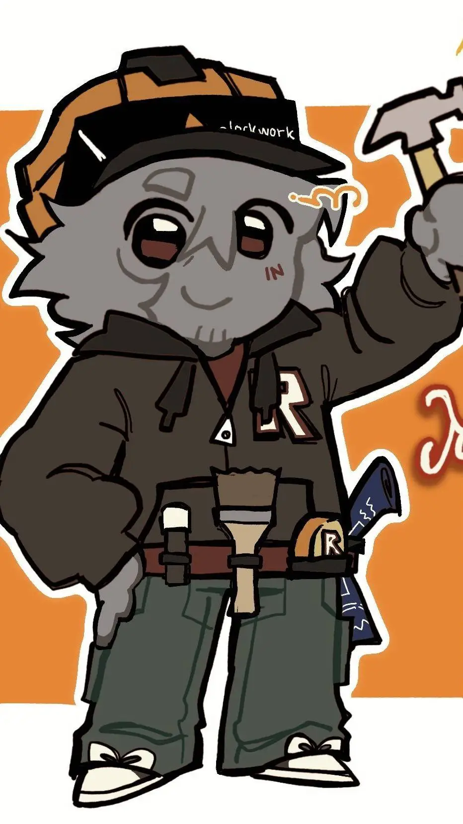 ai character: Builderman background