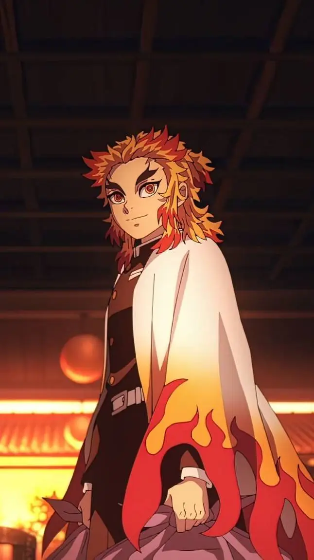 ai character: kyojuro rengoku  background