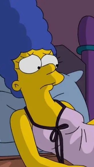 ai character: Marge Simpson  background