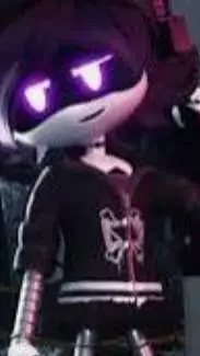 ai character: uzi background