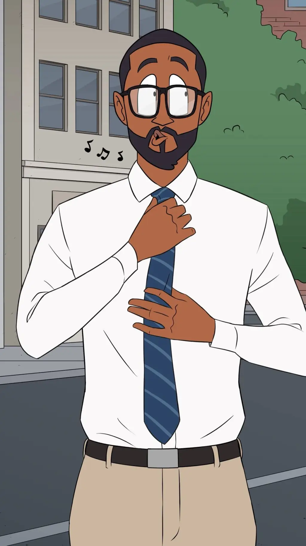ai character: Black Superman background