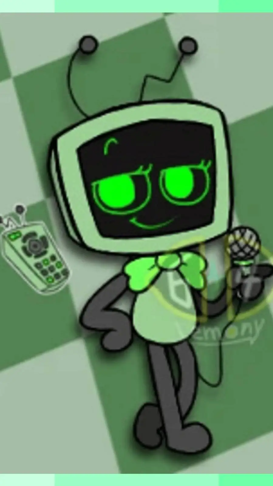 ai character: Vee background