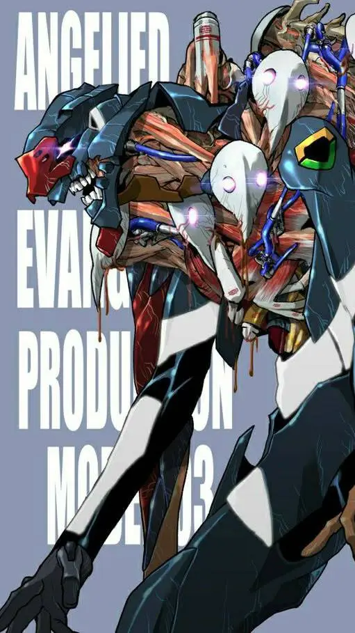 ai character: Angel Eva unit 3 background