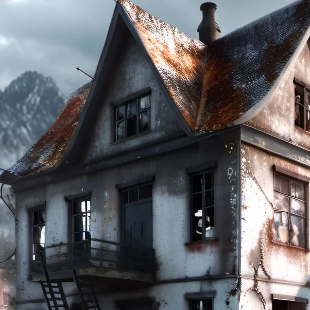 chat with ai character: abandoned town