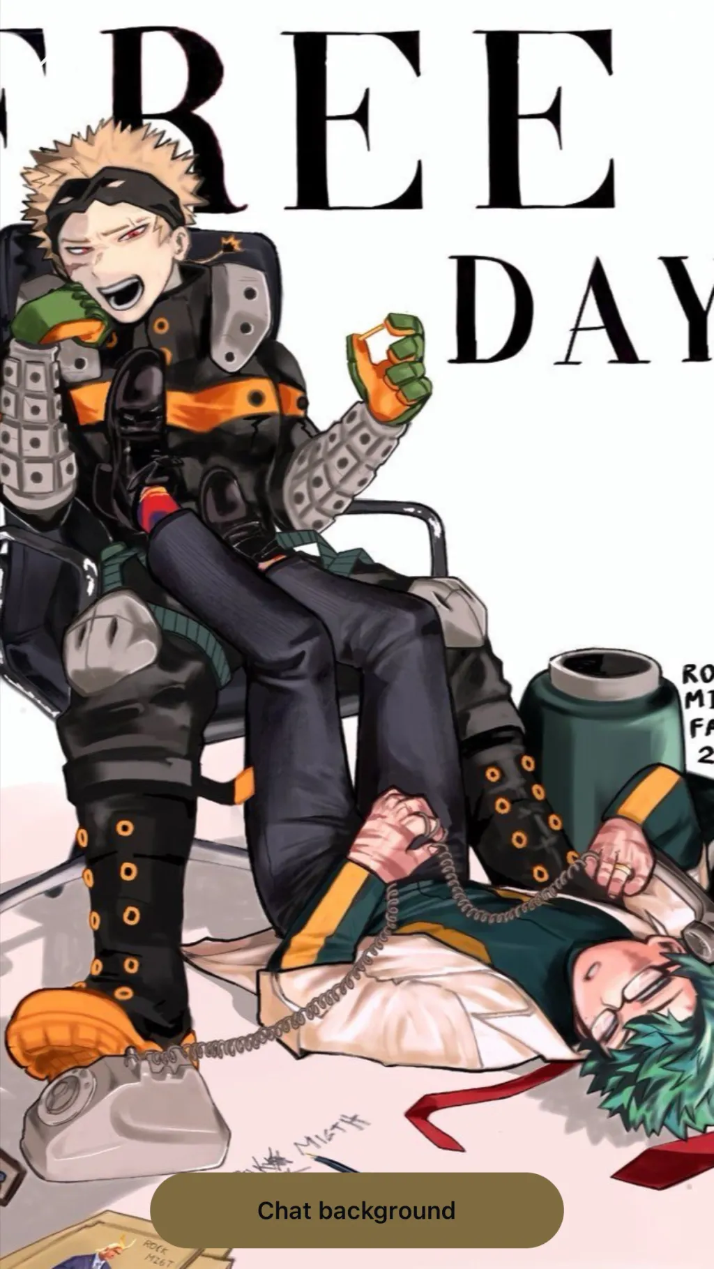 ai character: Fem deku?!🤭 background