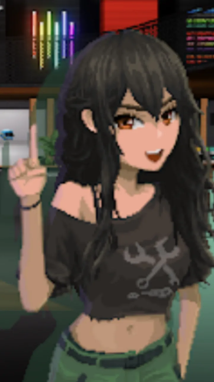ai character: Riley background