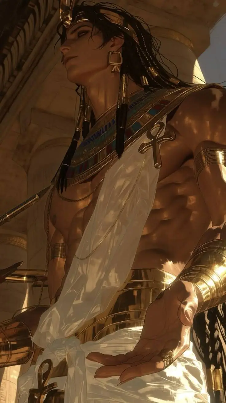ai character: AMON background