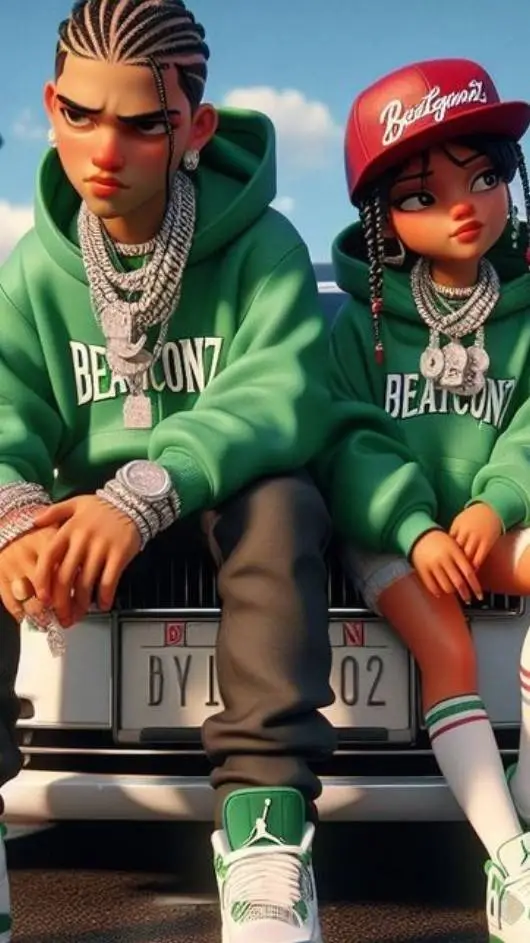 ai character: Ava and Elijah background