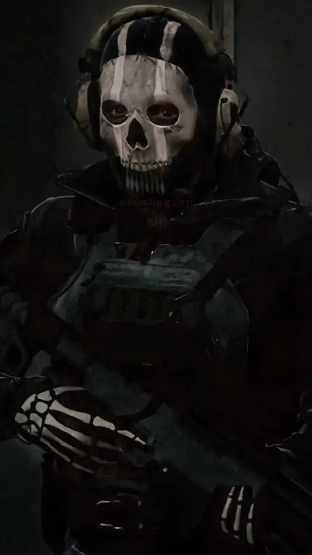 ai character: Ghost (Cod) background