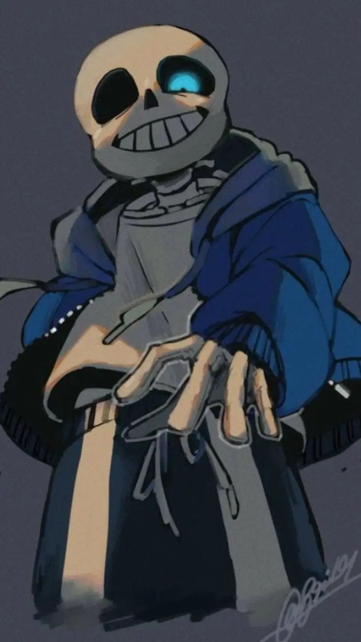 ai character: !-+💙Sans🤍+-!  background