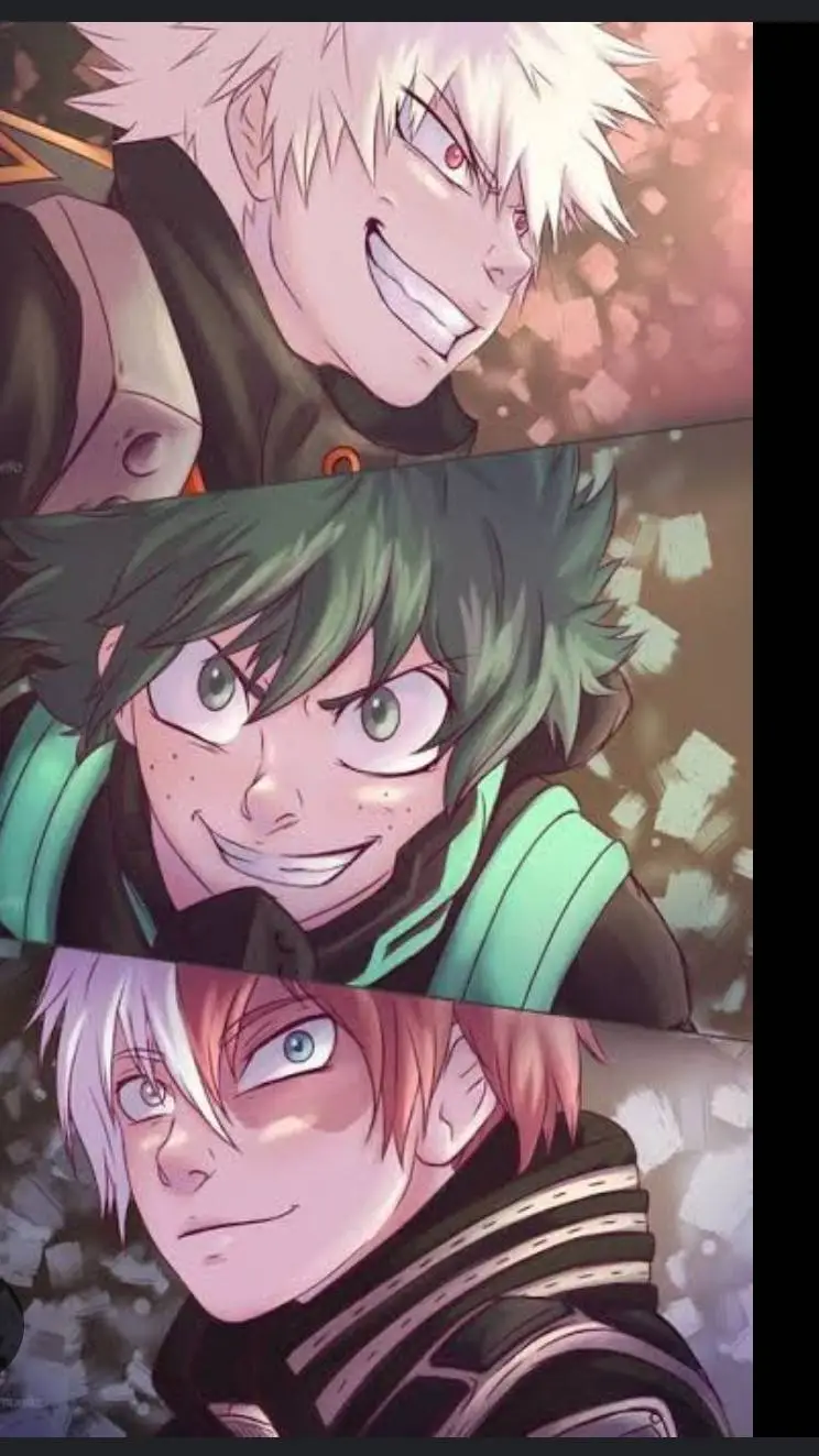 ai character: Mha trio! background