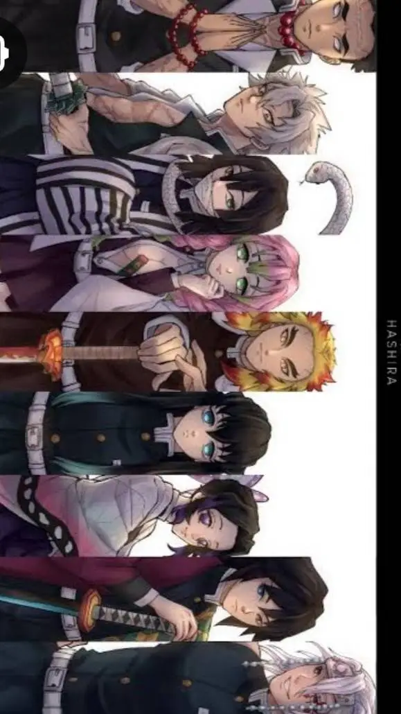 ai character: New Hashira background