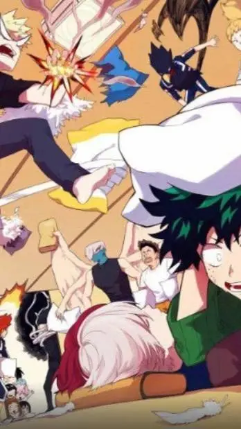 ai character: Leaving Dekusquad2 background