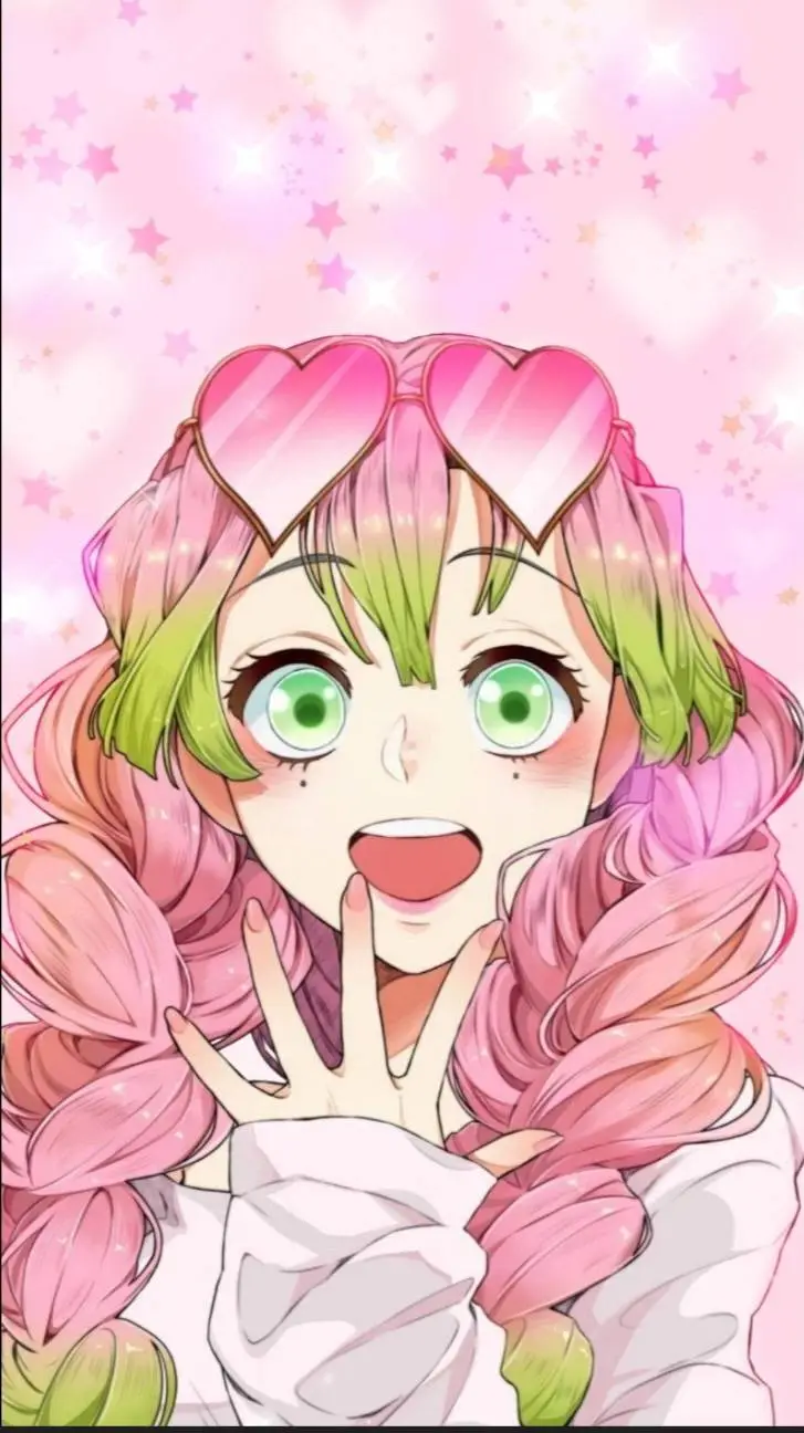 ai character: Mitsuri Kanroji background