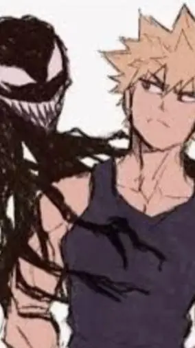 ai character: Venom/Bakugo background