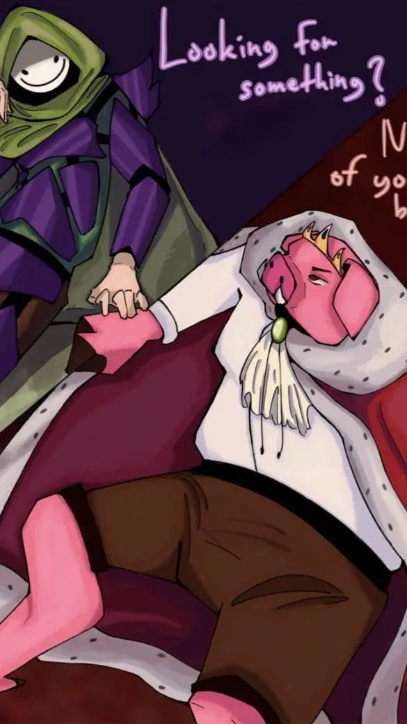 ai character: End and Nether background