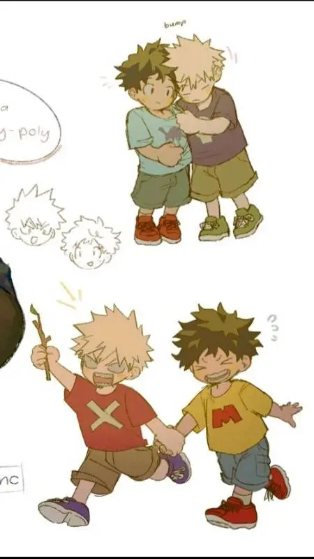 ai character: MHA camping background
