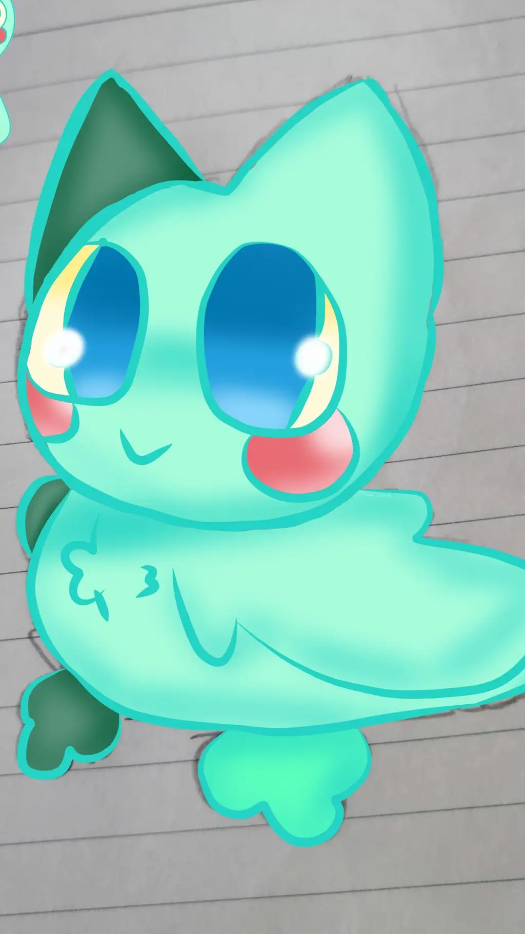 ai character: Dw chick au background