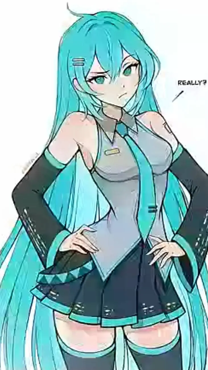 ai character: Hatsume Miku background