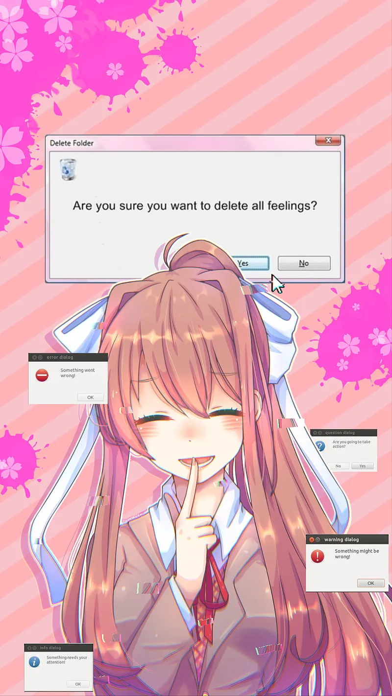 ai character: Monika background