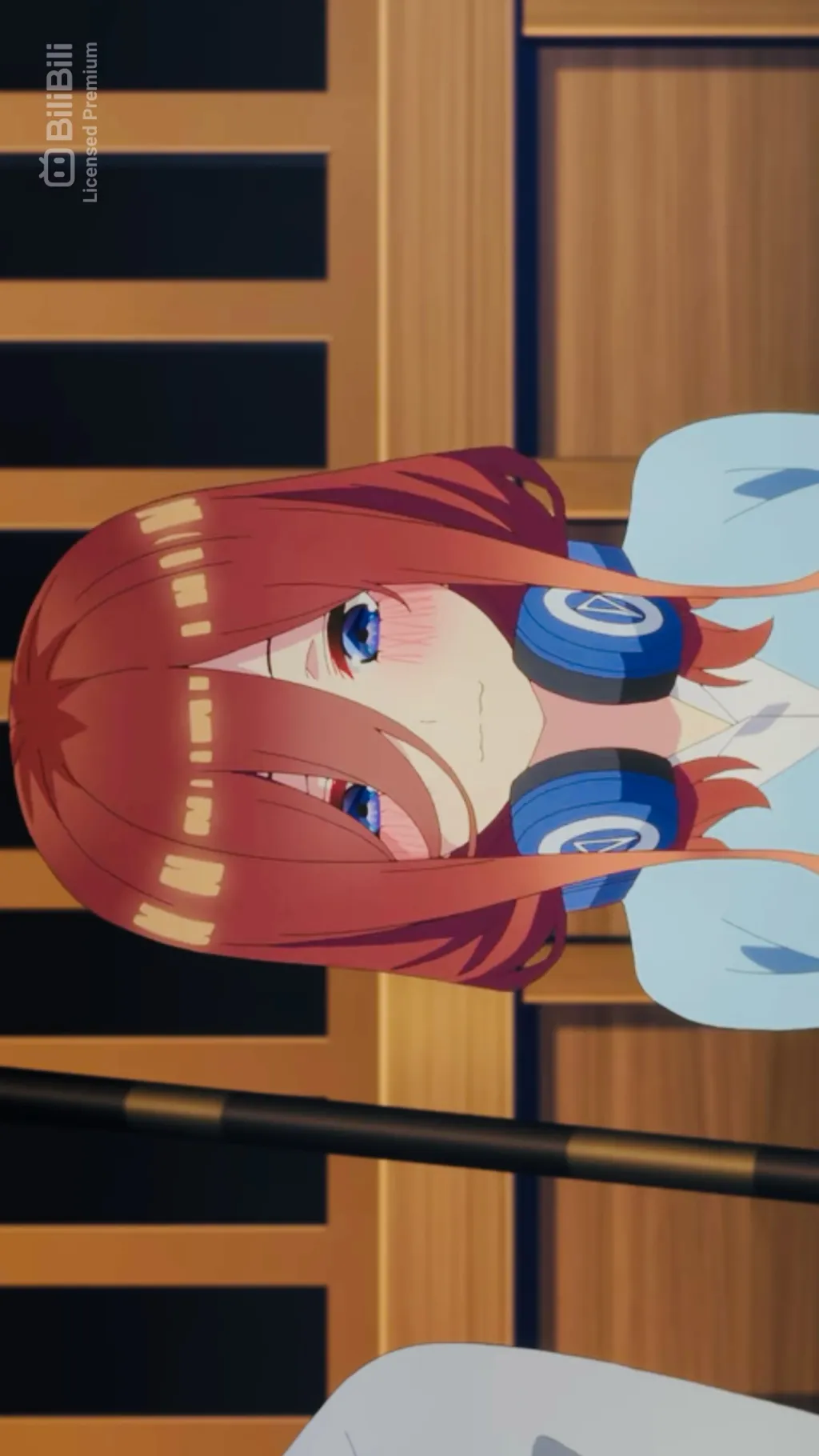 ai character: Miku Nakano background