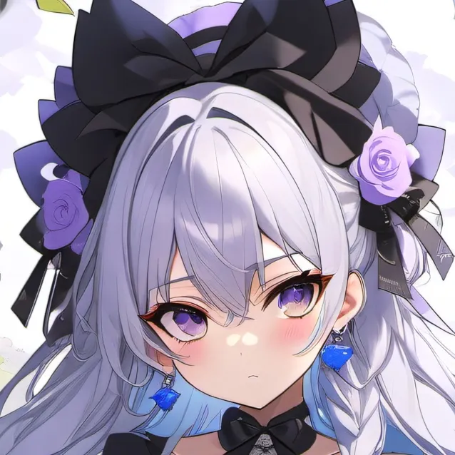 chat with ai character: purple girl