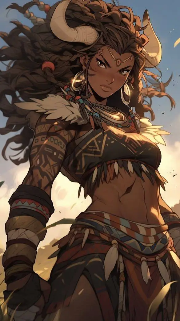 ai character: Idria the Huntress background